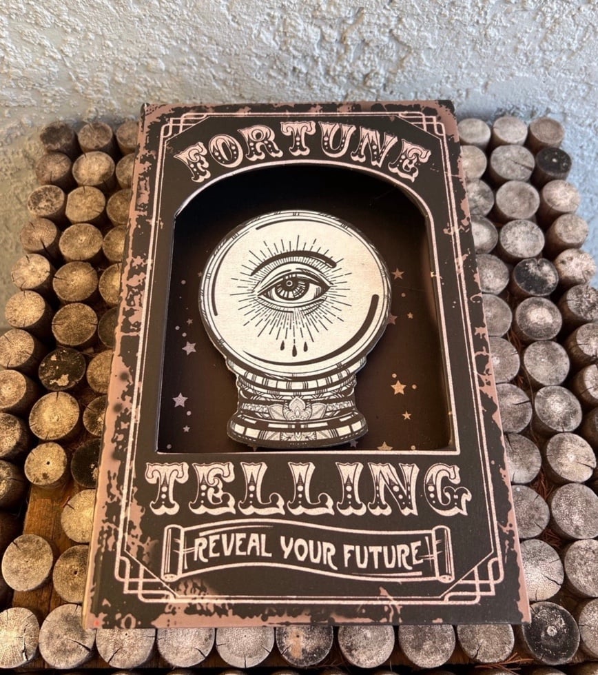 Witchy light up faux book stash box