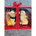 Blue Sky Christmas Dogs Salt & Pepper Shakers Set