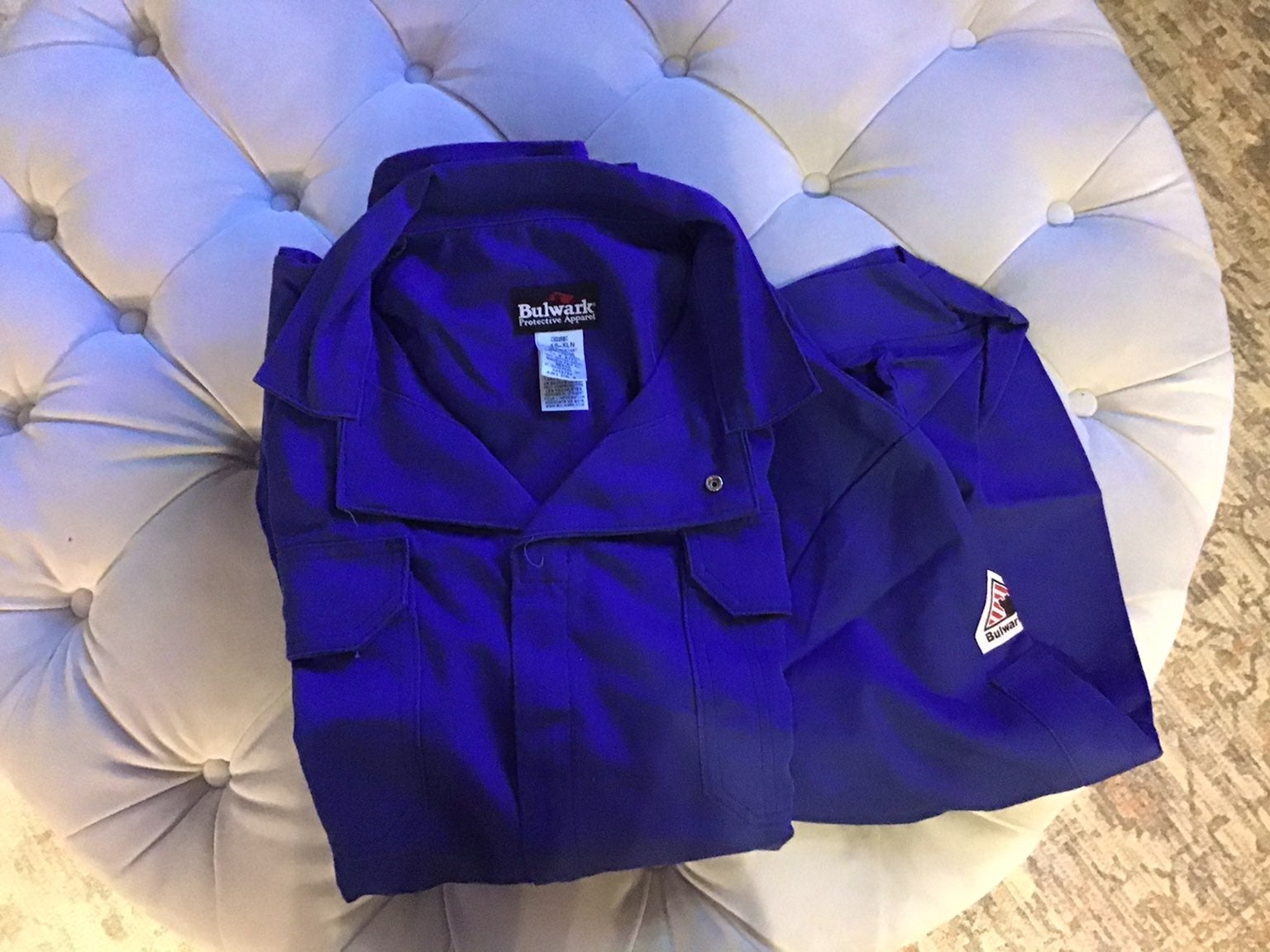 Coverall bulwark size 46 XLONG. FR FLAM