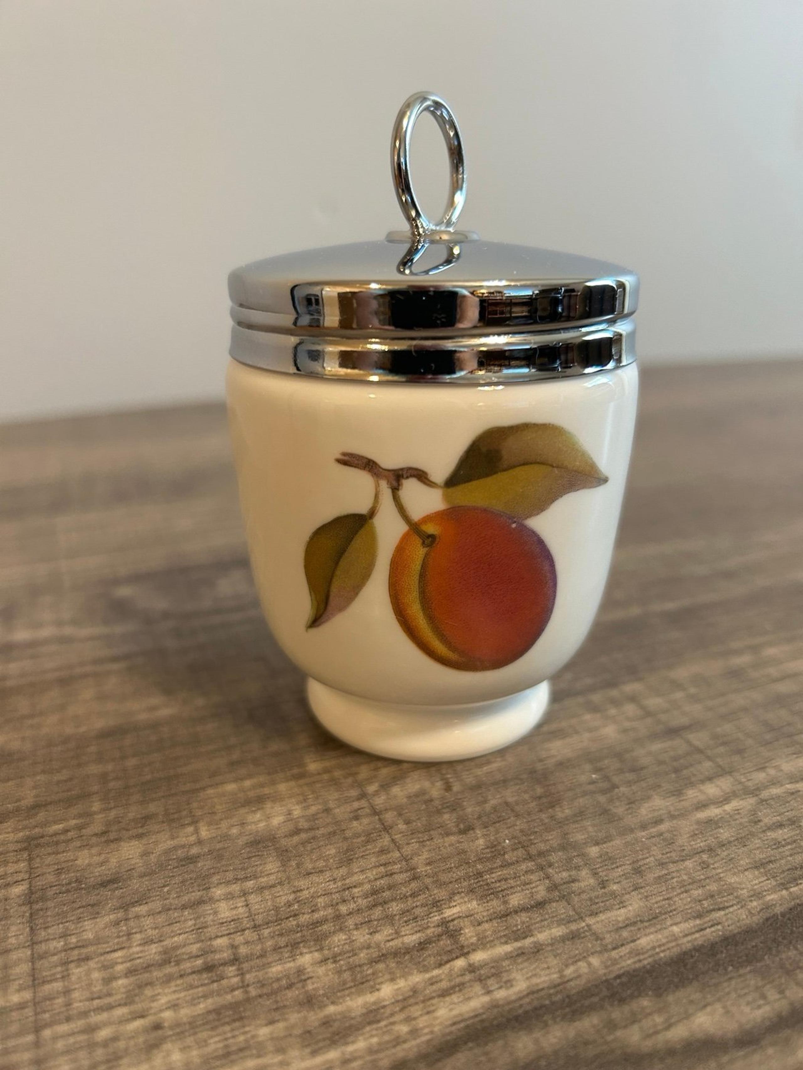 Royal Worcester Porcelain Egg Coddler Made in England