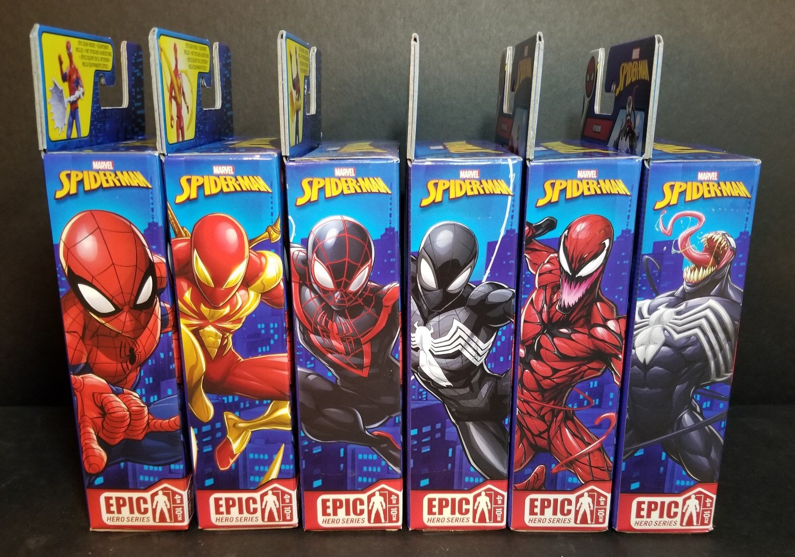 Marvel / Hasbro Spiderman 6 fig. box set mib