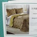 Waverly Swept Away Modern Farmhouse Paisley Reversible 3 pc Bedspread Set KING