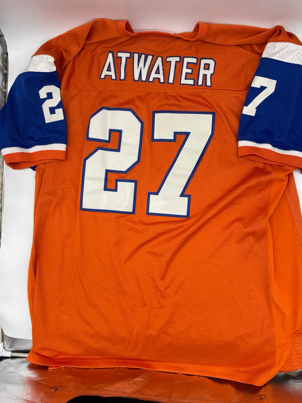Mitchell Ness 1994 Steve Atwater Denver Broncos 75th Patch 1994 Jersey Sz 60