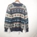 Alpaca Size XL Grandpa Fair Isle Sweater