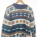 Alpaca Size XL Grandpa Fair Isle Sweater