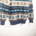 Alpaca Size XL Grandpa Fair Isle Sweater