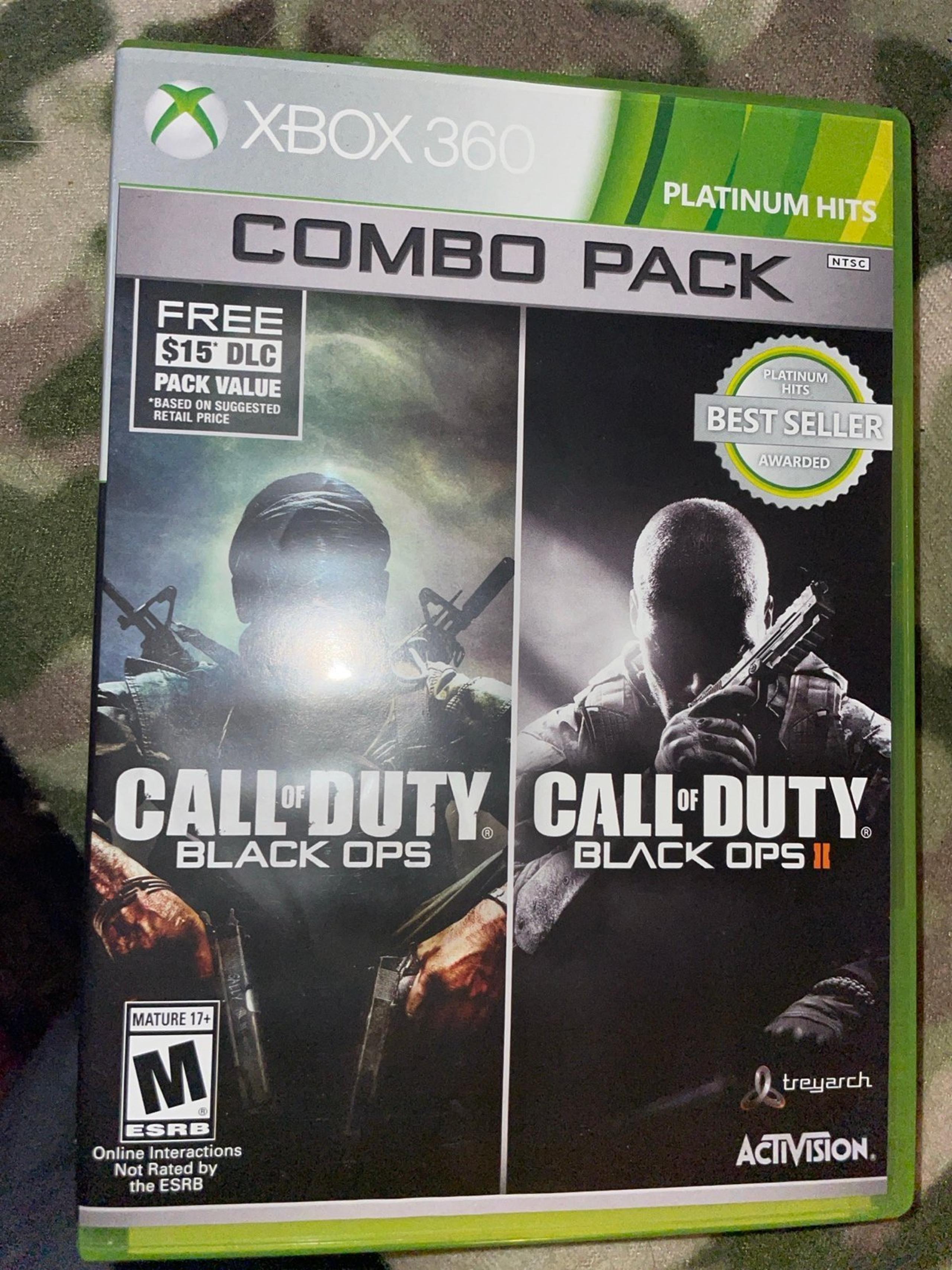 Call of Duty Black Ops I and II Combo Pack for Xbox 360