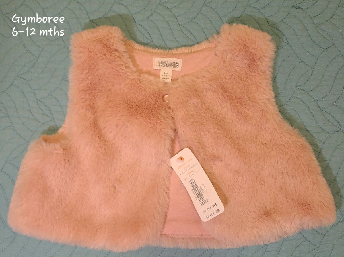 Girls gymborew vest & jackets bundle 6-9