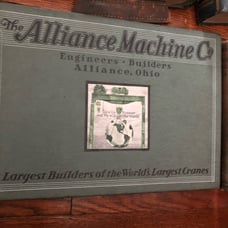 Alliance Machine Co. Rare hardback book Alliance Ohio