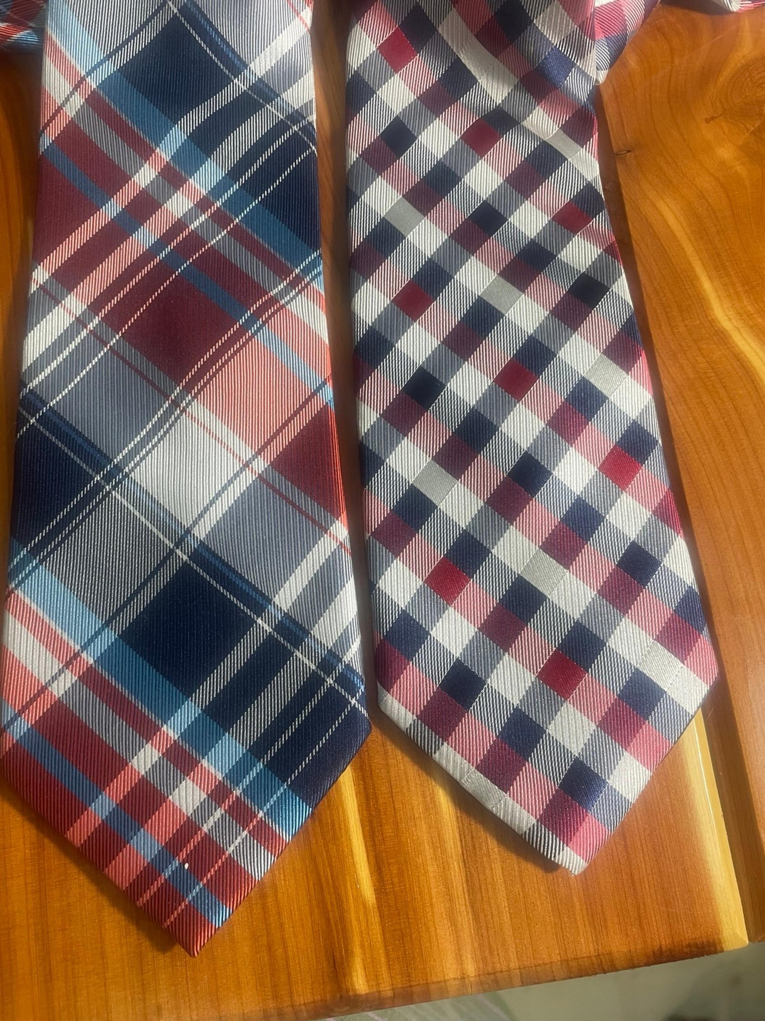 Set of 2 Nautica 100%silk ties