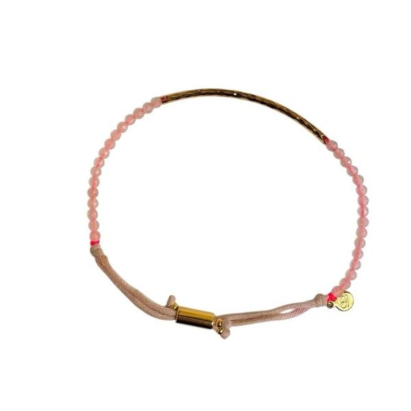 Gorjana Love Rose Quartz Power Gemstone Bracelet