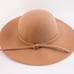 Women Bohemian Tan Floppy Hat One Size