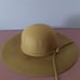 Women Bohemian Tan Floppy Hat One Size