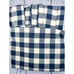 Window curtain panels 63 L x 80 W tab top black ivory checkered insulated pair