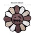 1pc Soft and Fluffy Imitation Cashmere Smiling Face Sun Flower Art Carpet