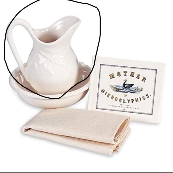 Pleasant Company Addy's Nighttime Necessities pitcher