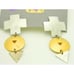 Sueo Serisawa Sterling Silver Modernist Post Earrings Rare Artist Made Find