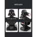 Star Wars Busts - Darth Vadar Storm Trooper Bounty Hunter - Set of 3 Mould King.