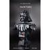Star Wars Busts - Darth Vadar Storm Trooper Bounty Hunter - Set of 3 Mould King.