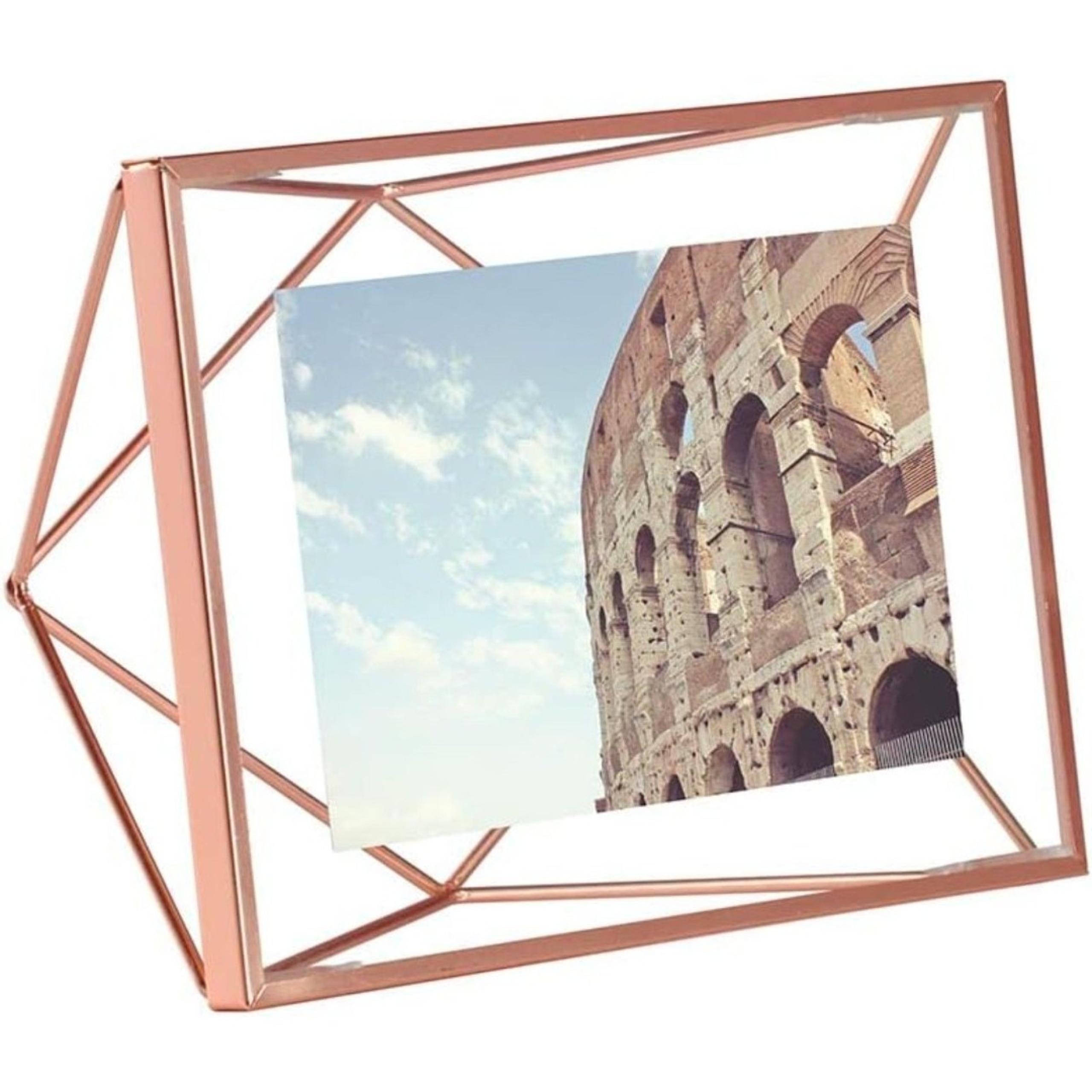 Umbra Prisma Floating Picture Geometric Frame Rose Gold Discontinued!