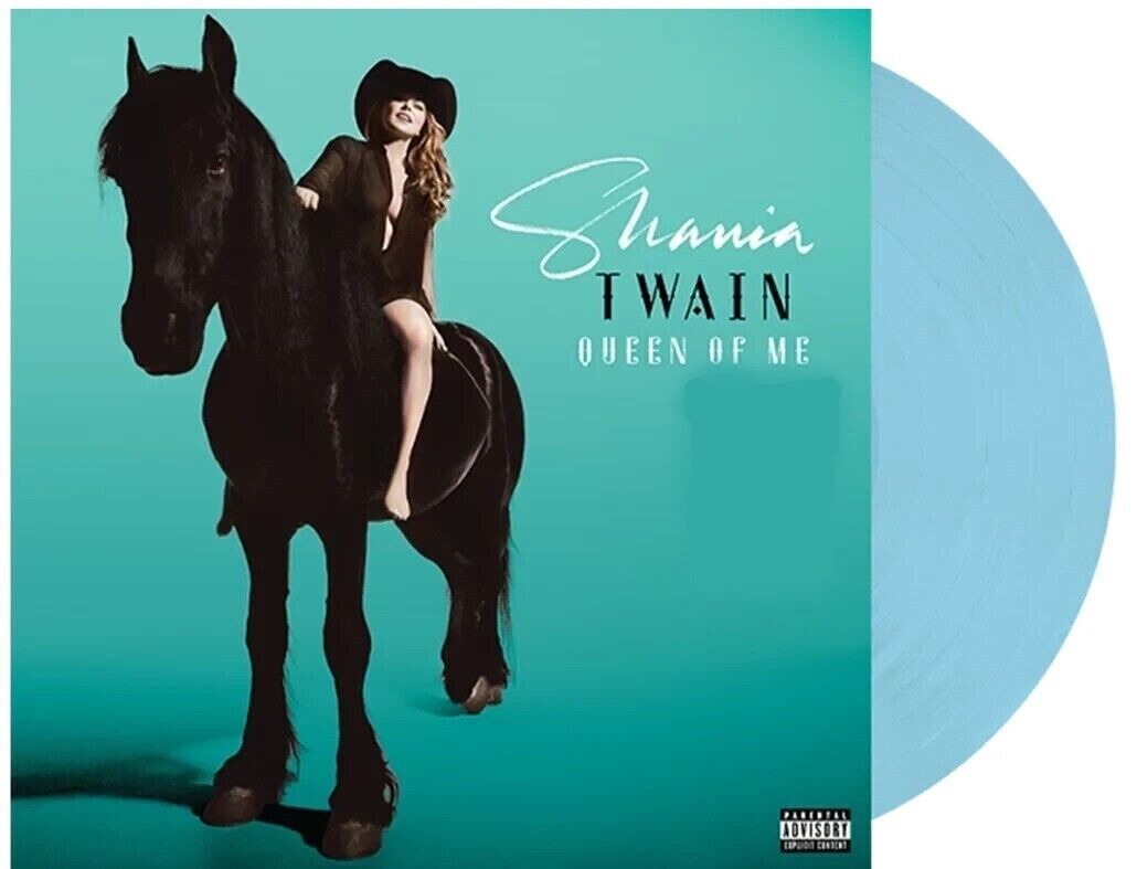 SHANIA TWAIN QUEEN OF ME VINYL NEW! LIMITED BLUE LP! WAKING UP DREAMING GIDDY UP