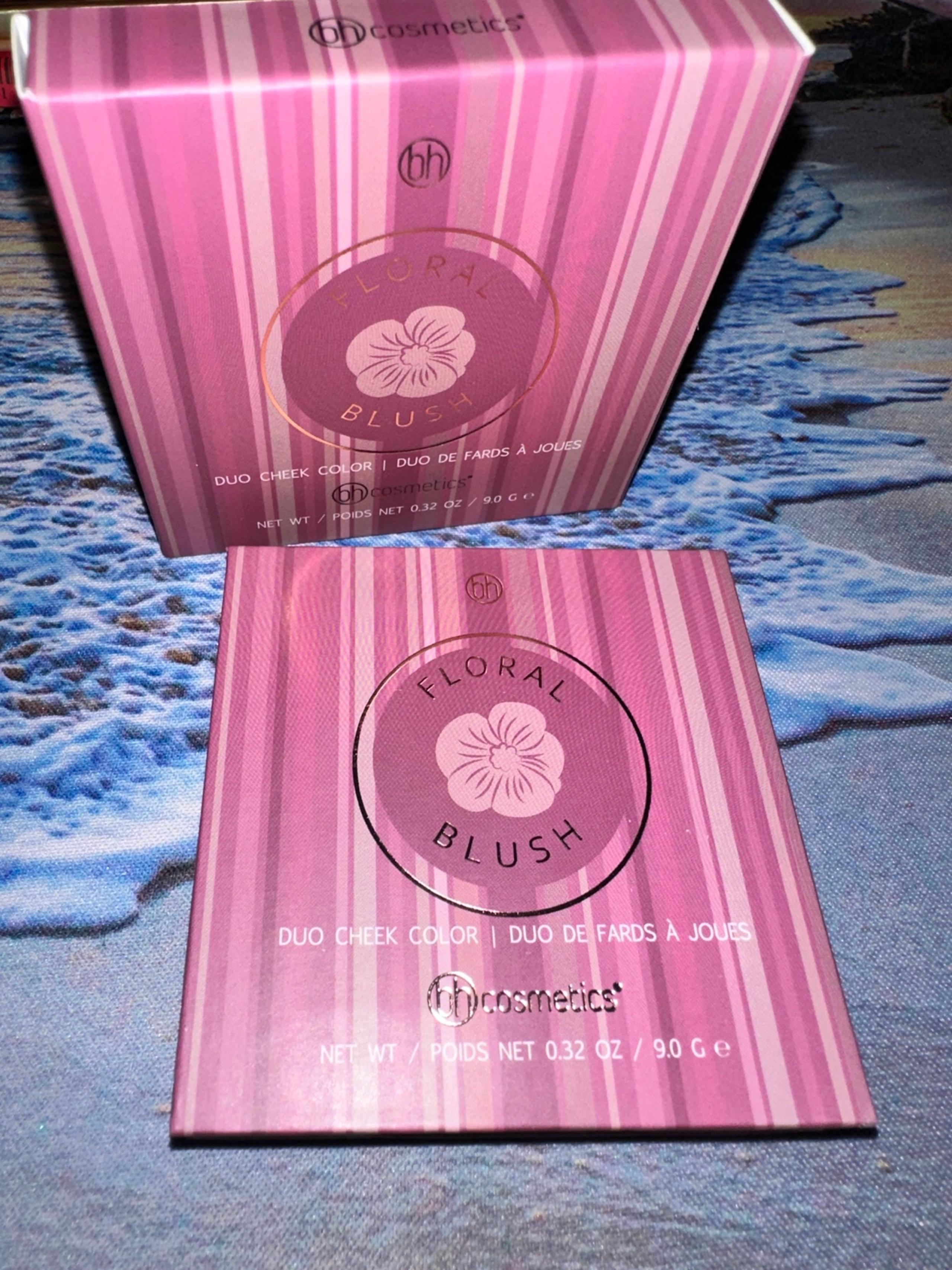 Rare New BH Cosmetics Floral Blush Duo Cheek Color, Fiji Fun