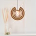 Wood Pendant Light | Ceiling Light Fixture | Modern Wood Chandelier | Mid