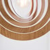 Wood Pendant Light | Ceiling Light Fixture | Modern Wood Chandelier | Mid