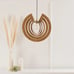 Wood Pendant Light | Ceiling Light Fixture | Modern Wood Chandelier | Mid