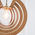 Wood Pendant Light | Ceiling Light Fixture | Modern Wood Chandelier | Mid