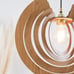 Wood Pendant Light | Ceiling Light Fixture | Modern Wood Chandelier | Mid