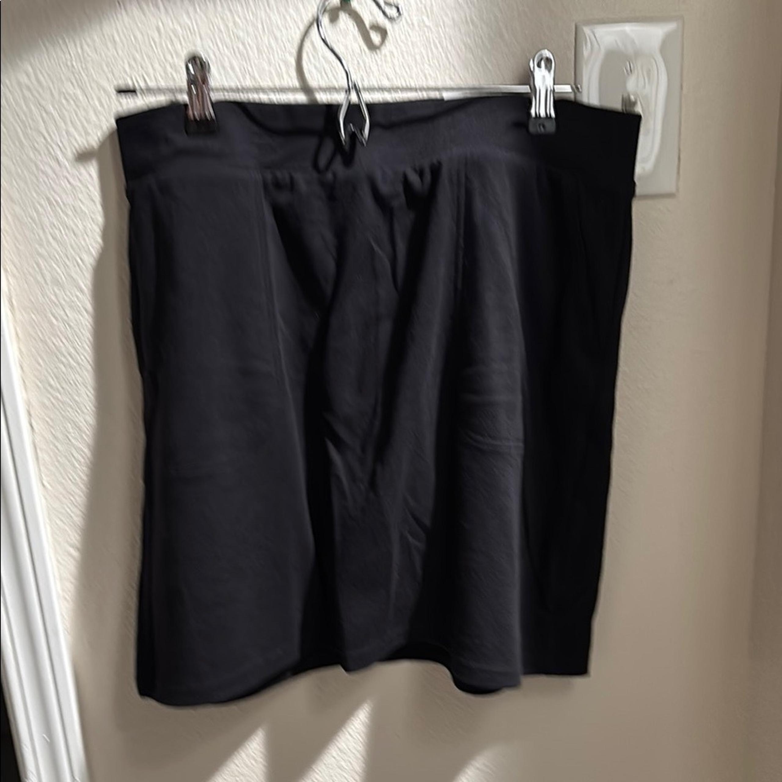 Croft & Barrow Black Knit Skort M NWT