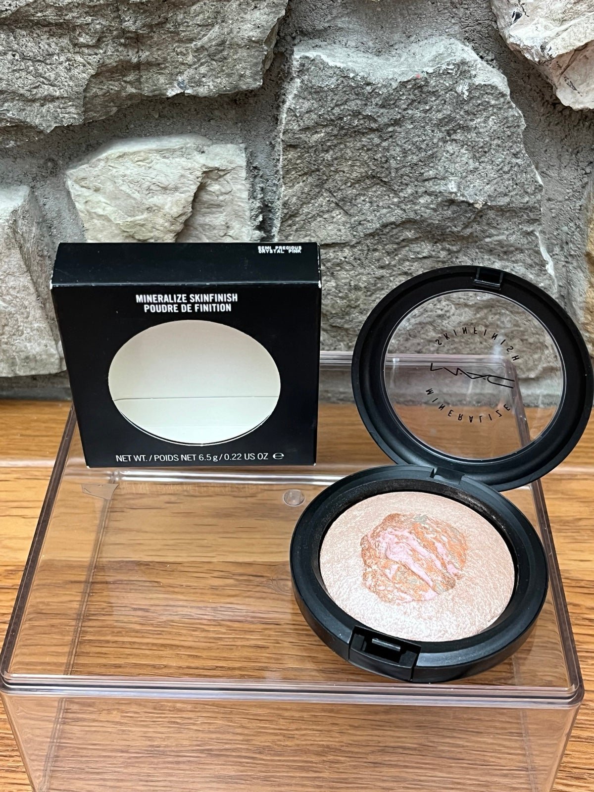 New Mac Cosmetics Semi Precious Crystal Pink Mineralize Skinfinish Powder Face