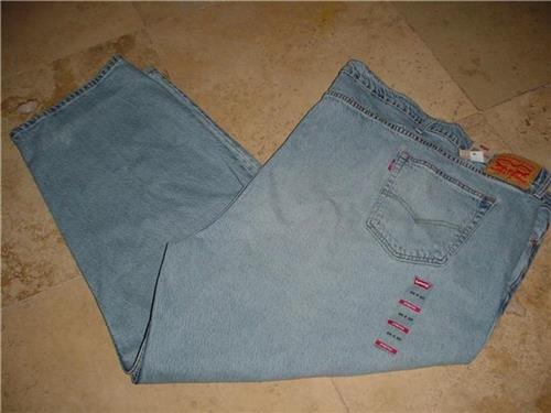 LEVI'S 541 ATHLETIC TAPER FIT STRETCH BIG & TALL DENIM BLUE JEANS SZ 66 X 28