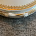 J & G Meakin Limited Covered Serving Dish Handles - Hanley England - gold