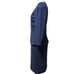 Brand new MissAshida suit one-piece dress, no collar, navy blue.