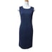 Brand new MissAshida suit one-piece dress, no collar, navy blue.