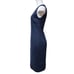 Brand new MissAshida suit one-piece dress, no collar, navy blue.