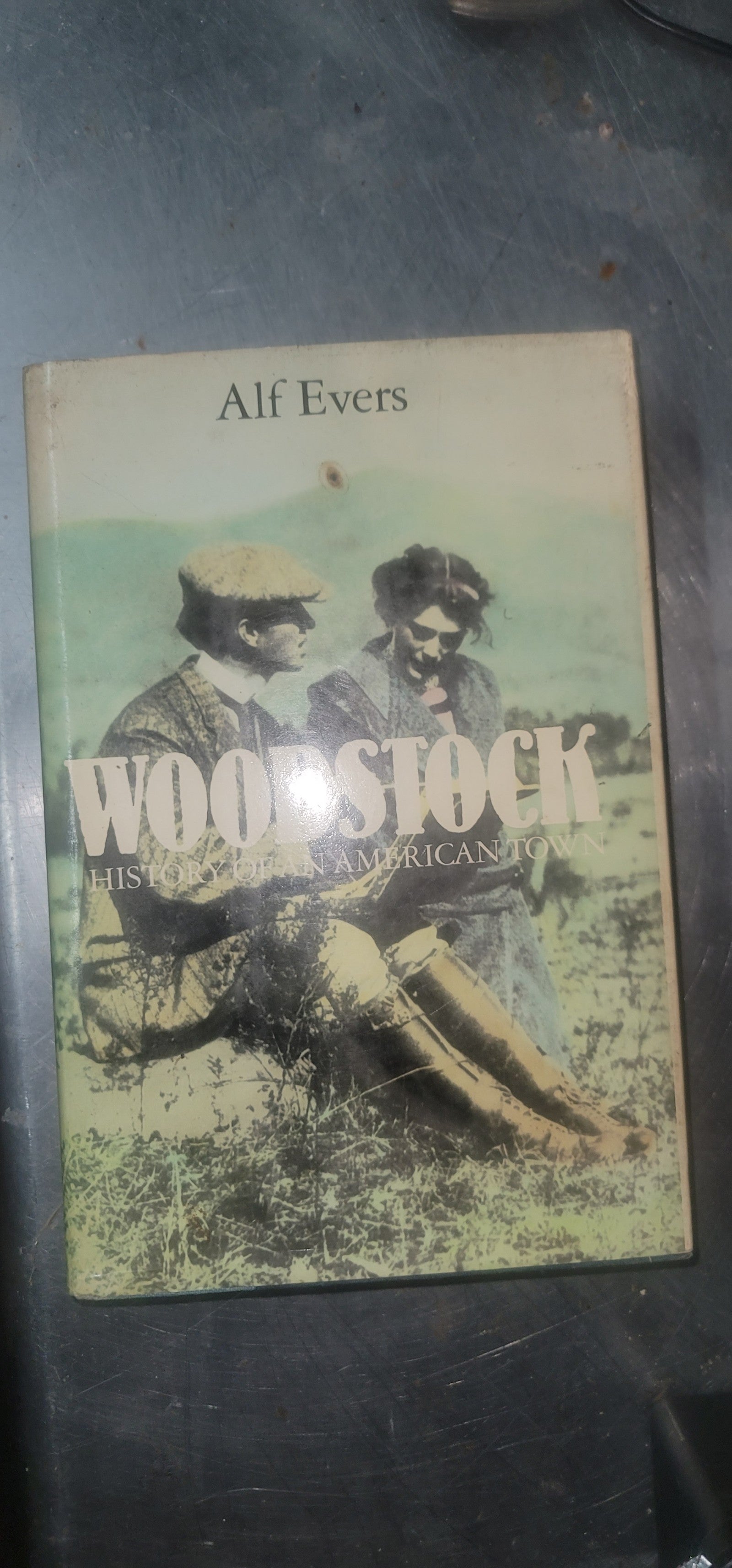 Alf Evers signed book Woodstock: History of an American Town
