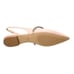 Stuart Weitzman Crystalline Leather Slingback Flat