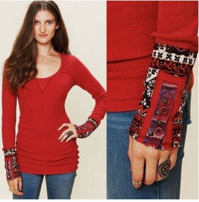 Free People Hyperactive Cuff Thermal L