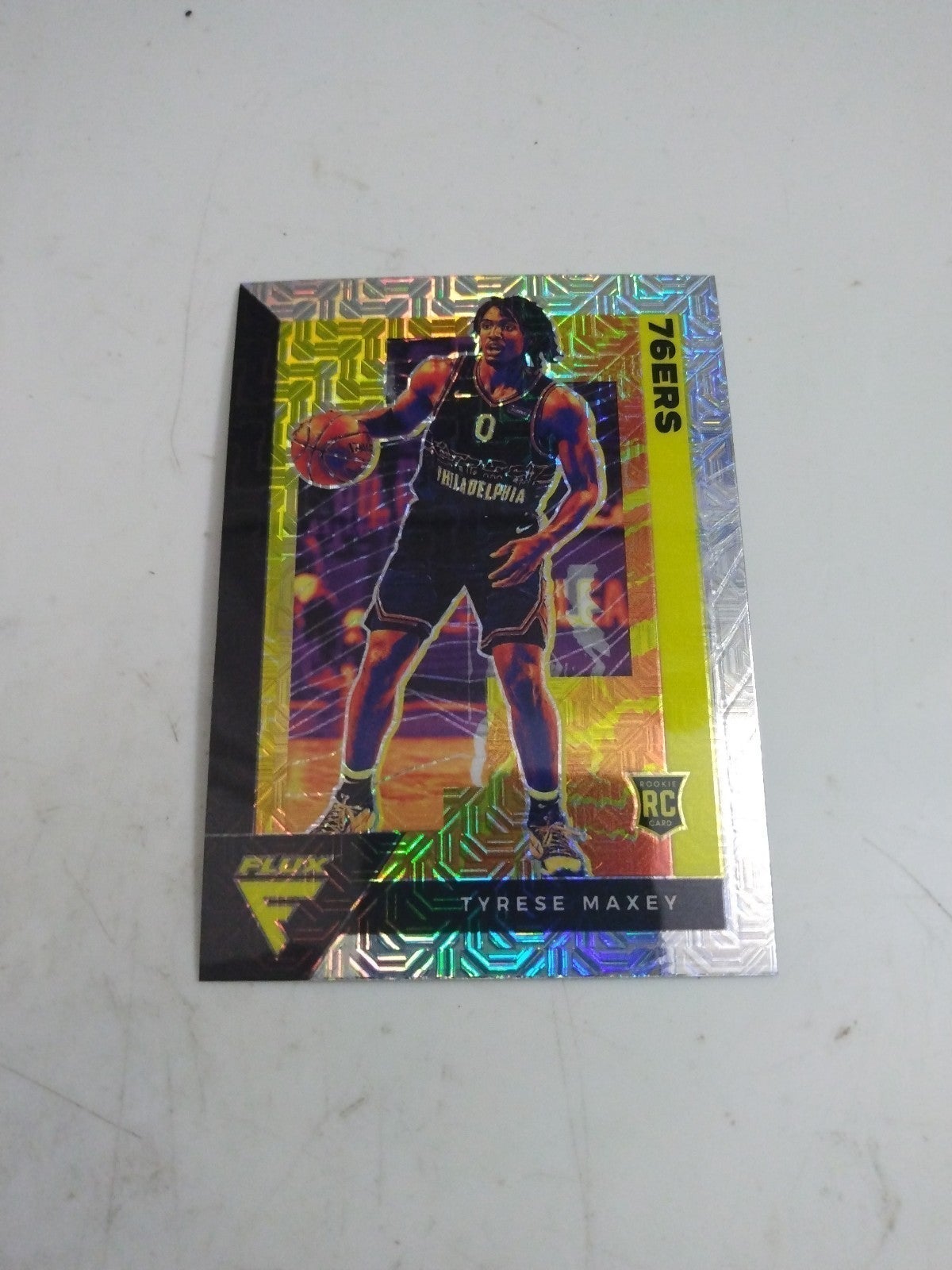 2020-21 Panini NBA Flux Tyrese Maxey ROOKIE HARDWOOD PRIZM