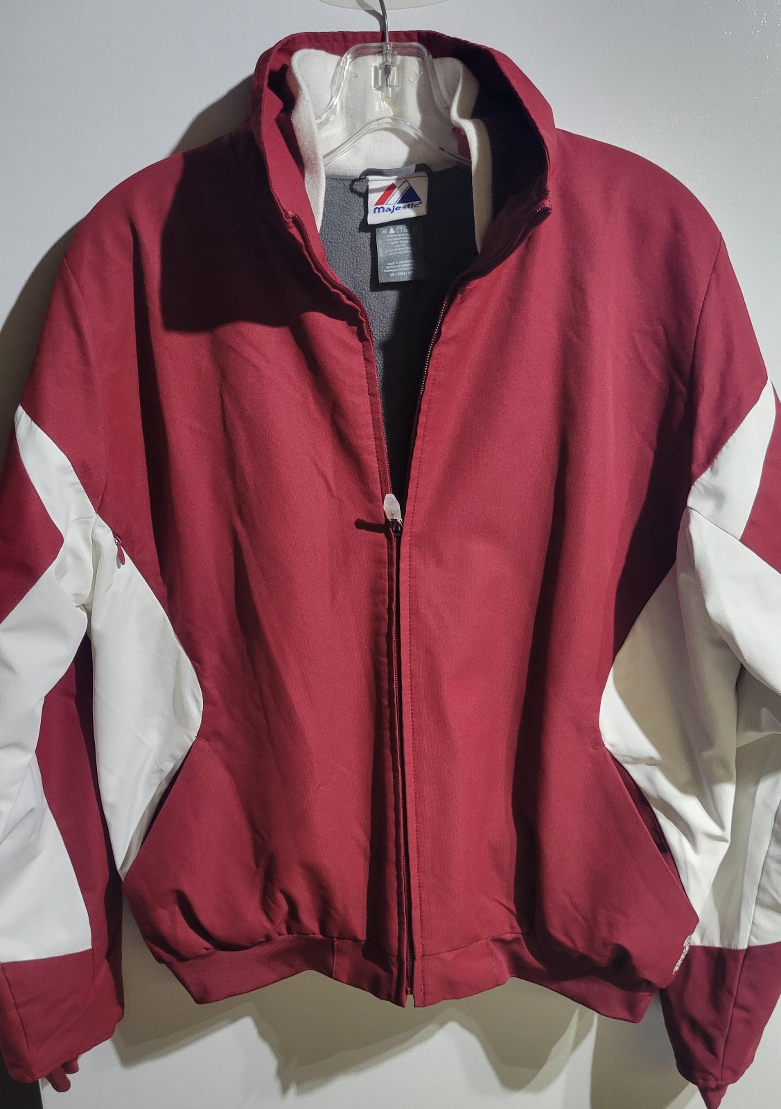 Majestic Mens Thermabase Triple Peak Premiere Pro Style Jacket Red White Size XS