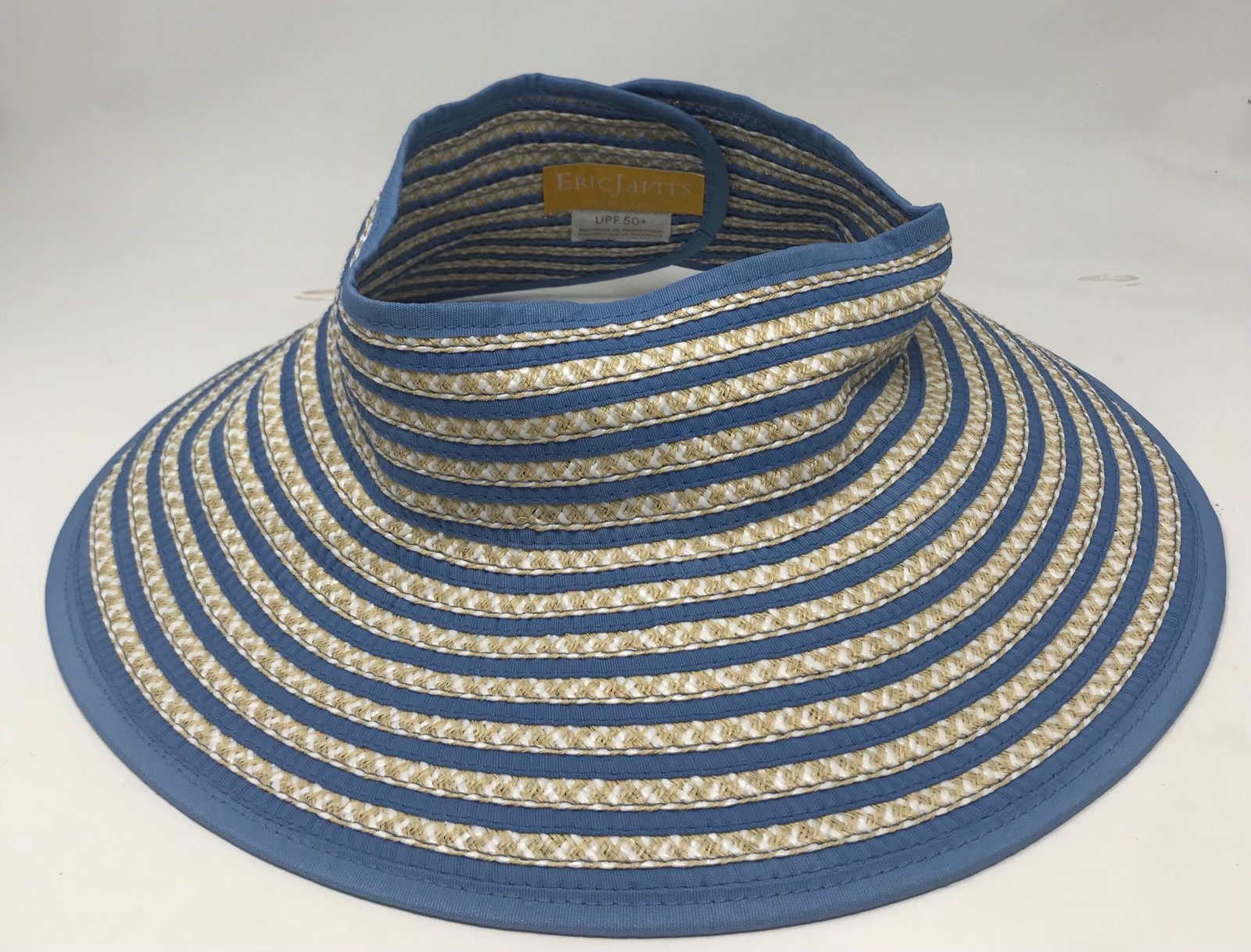 Eric Javits Brooke Packable Visor with UPF50+ with Detachable Forehead Pad