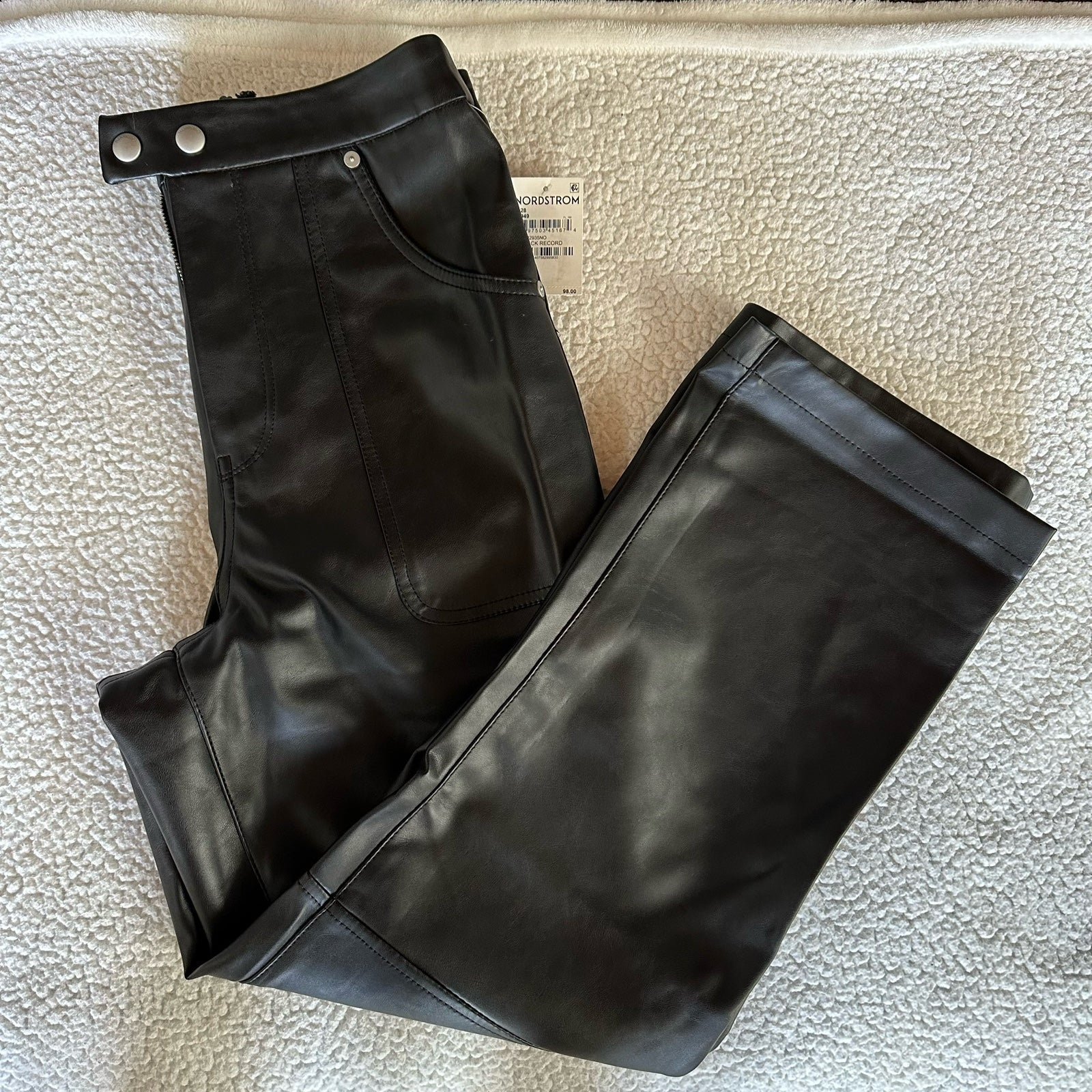 NWT BLANK NYC faux leather pants size 28