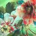 Jay Godfrey Strapless Romper Shorts Outfit sz 6 Floral Greenery Roses Flowers