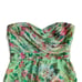Jay Godfrey Strapless Romper Shorts Outfit sz 6 Floral Greenery Roses Flowers