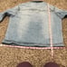 Sun + Stone Denim Jean Jacket Size Large Light Blue