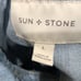 Sun + Stone Denim Jean Jacket Size Large Light Blue