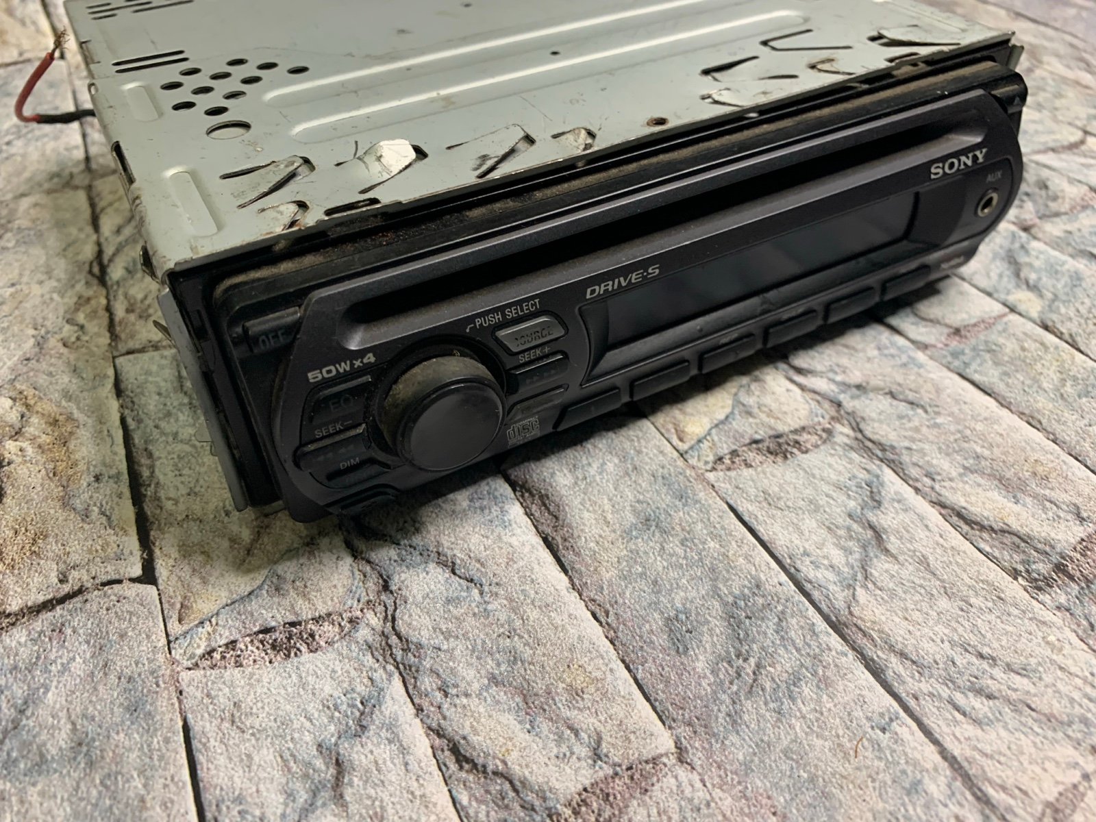 Sony Cdx-gt11w 50wx4 Am-fm Cd Car Stereo With Harness Tested Fast Shipping